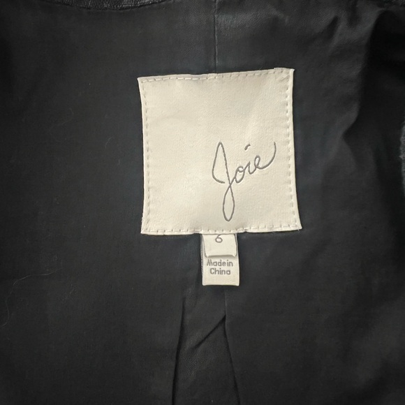 Joie Black Linen Blazer - Picture 4 of 4